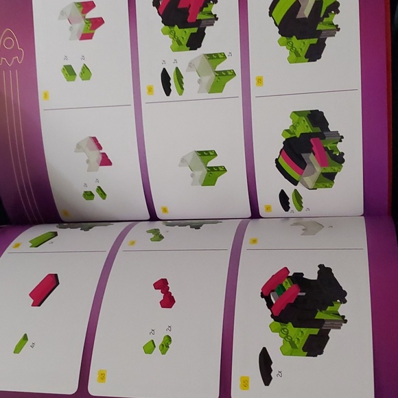 : LEGO BOOK HOW TO BUILD EASY CREATIONS WITH LEGO BRICKS by step instructions - Picture 10 of 13